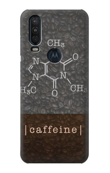 S3475 カフェイン分子 Caffeine Molecular Motorola One Action (Moto P40 Power) バックケース、フリップケース・カバー