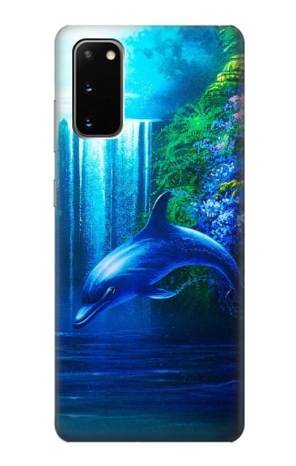 S0385 イルカ Dolphin Samsung Galaxy S20 バックケース、フリップケース・カバー