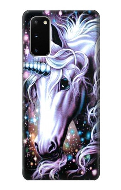 S0749 ユニコーン Unicorn Horse Samsung Galaxy S20 バックケース、フリップケース・カバー
