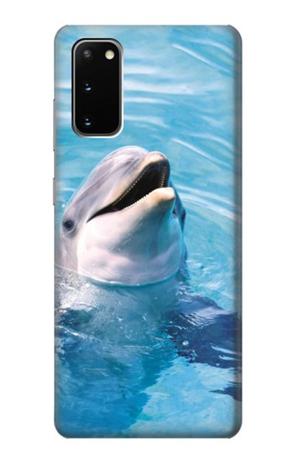 S1291 イルカ Dolphin Samsung Galaxy S20 バックケース、フリップケース・カバー