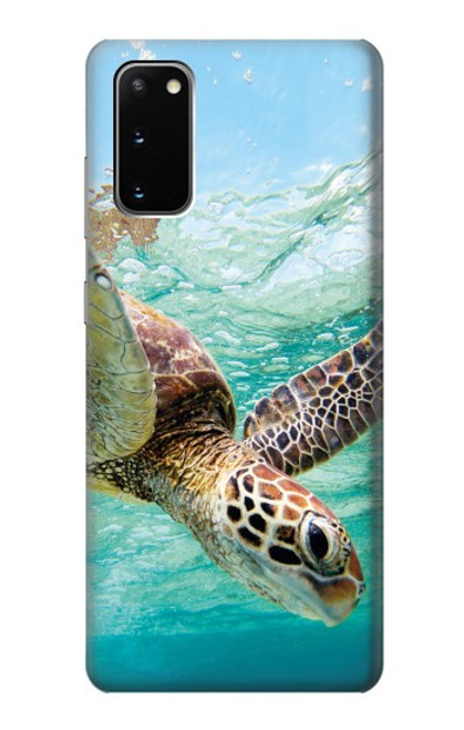 S1377 ウミガメ Ocean Sea Turtle Samsung Galaxy S20 バックケース、フリップケース・カバー