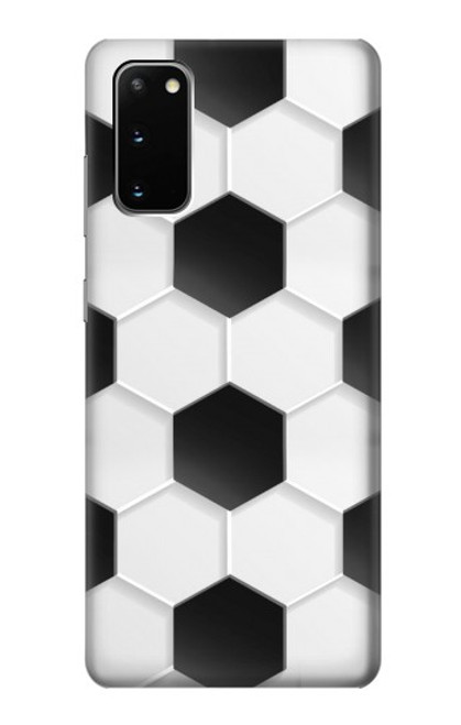 S2061 サッカーのパターン Football Soccer Pattern Samsung Galaxy S20 バックケース、フリップケース・カバー