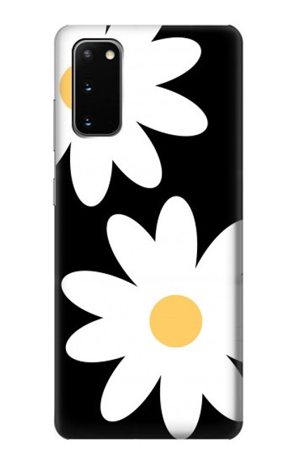 S2315 デイジー白い花 Daisy White Flowers Samsung Galaxy S20 バックケース、フリップケース・カバー