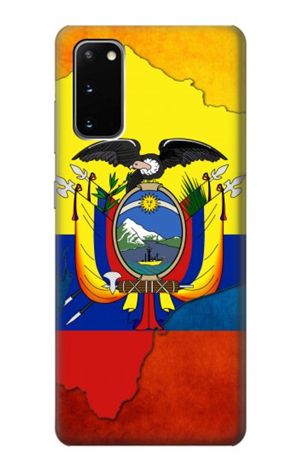 S3020 エクアドルの旗 Ecuador Flag Samsung Galaxy S20 バックケース、フリップケース・カバー