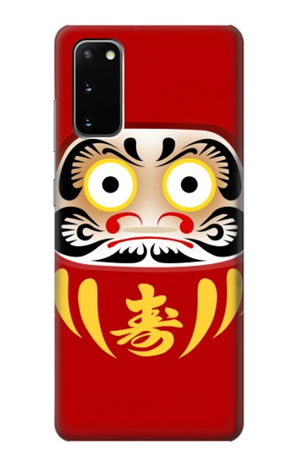 S3045 ダルマ人形 Japan Good Luck Daruma Doll Samsung Galaxy S20 バックケース、フリップケース・カバー