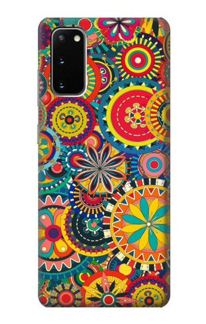 S3272 カラフルなパターン Colorful Pattern Samsung Galaxy S20 バックケース、フリップケース・カバー