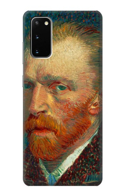 S3335 ヴィンセント・ヴァン・ゴッホ ポートレート Vincent Van Gogh Self Portrait Samsung Galaxy S20 バックケース、フリップケース・カバー