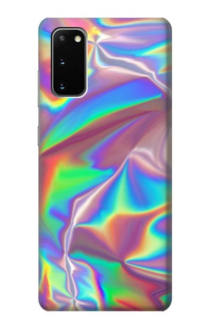 S3597 ホログラフィック写真印刷 Holographic Photo Printed Samsung Galaxy S20 バックケース、フリップケース・カバー