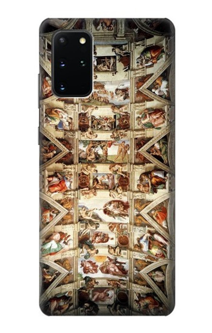 S0177 ミケランジェロ システィーナ礼拝堂天井画 Michelangelo Sistine Chapel ceiling Samsung Galaxy S20 Plus, Galaxy S20+ バックケース、フリップケース・カバー