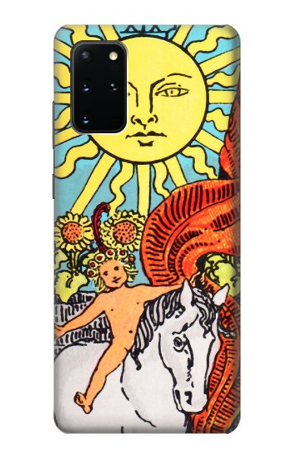 S0565 タロットカード 日 Tarot Sun Samsung Galaxy S20 Plus, Galaxy S20+ バックケース、フリップケース・カバー