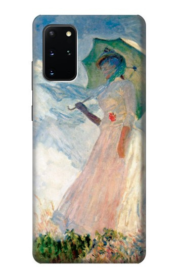 S0998 クロード・モネ 日傘を差す女 Claude Monet Woman with a Parasol Samsung Galaxy S20 Plus, Galaxy S20+ バックケース、フリップケース・カバー