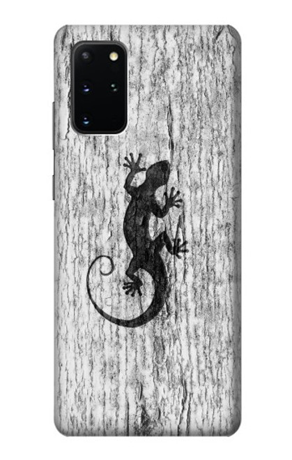 S2446 木材のヤモリ グラフィックプリント Gecko Wood Graphic Printed Samsung Galaxy S20 Plus, Galaxy S20+ バックケース、フリップケース・カバー