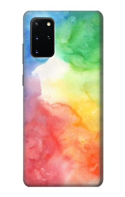 S2945 カラフル水彩 Colorful Watercolor Samsung Galaxy S20 Plus, Galaxy S20+ バックケース、フリップケース・カバー