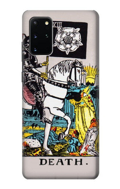 S3008 タロットカード 死神 Tarot Card Death Samsung Galaxy S20 Plus, Galaxy S20+ バックケース、フリップケース・カバー