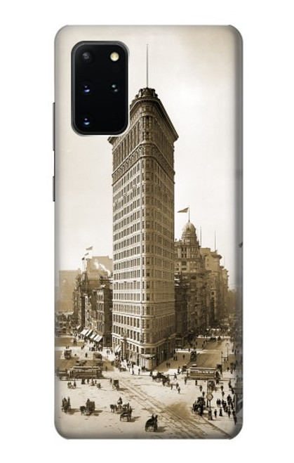 S3046 ニューヨーク フラットアイアンビル Old New York Flatiron Building Samsung Galaxy S20 Plus, Galaxy S20+ バックケース、フリップケース・カバー