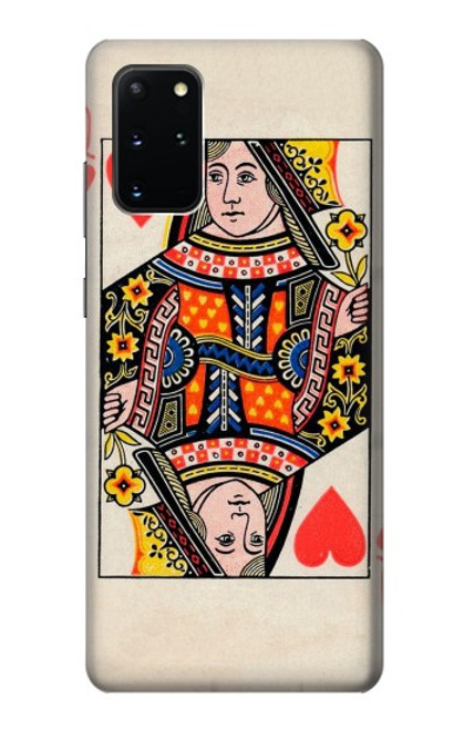 S3429 クイーンハートカード Queen Hearts Card Samsung Galaxy S20 Plus, Galaxy S20+ バックケース、フリップケース・カバー