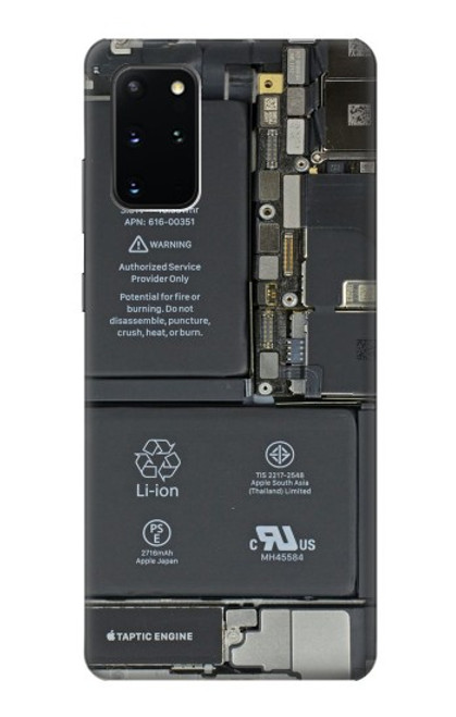 S3467 携帯電話の中のグラフィック Inside Mobile Phone Graphic Samsung Galaxy S20 Plus, Galaxy S20+ バックケース、フリップケース・カバー