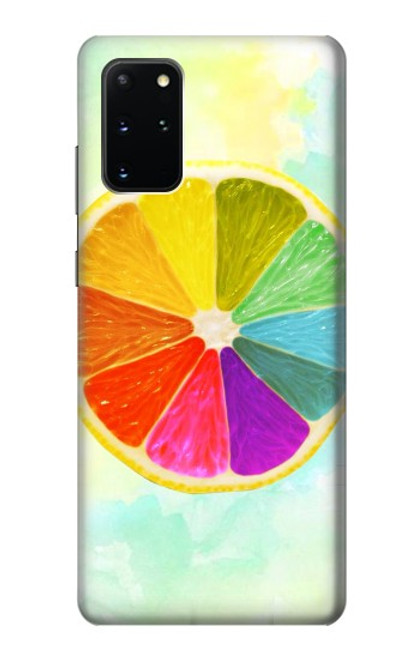 S3493 カラフルなレモン Colorful Lemon Samsung Galaxy S20 Plus, Galaxy S20+ バックケース、フリップケース・カバー