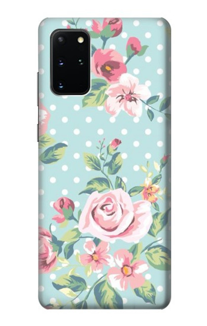 S3494 ヴィンテージローズポルカドット Vintage Rose Polka Dot Samsung Galaxy S20 Plus, Galaxy S20+ バックケース、フリップケース・カバー