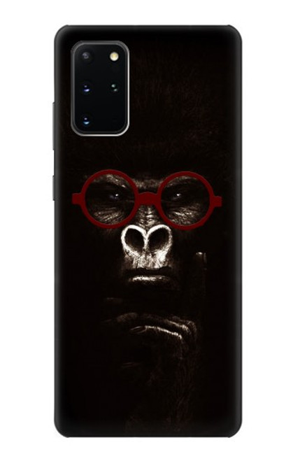 S3529 思考ゴリラ Thinking Gorilla Samsung Galaxy S20 Plus, Galaxy S20+ バックケース、フリップケース・カバー