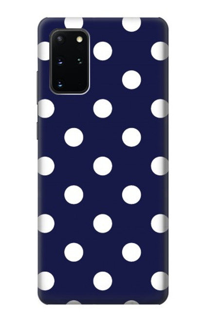 S3533 ブルーの水玉 Blue Polka Dot Samsung Galaxy S20 Plus, Galaxy S20+ バックケース、フリップケース・カバー