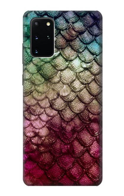 S3539 人魚の鱗 Mermaid Fish Scale Samsung Galaxy S20 Plus, Galaxy S20+ バックケース、フリップケース・カバー