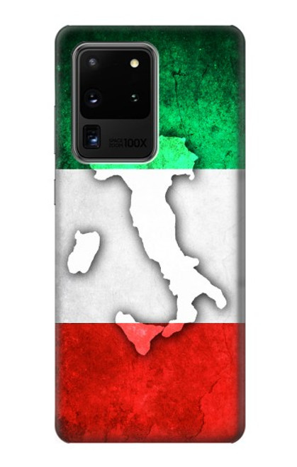 S2338 イタリアの国旗 Italy Flag Samsung Galaxy S20 Ultra バックケース、フリップケース・カバー