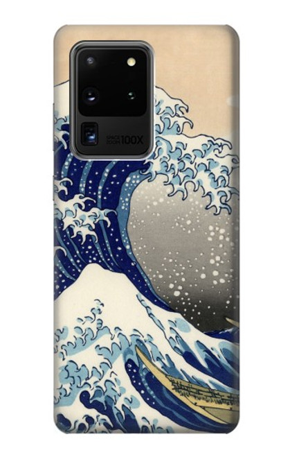 S2389 葛飾北斎 神奈川沖浪裏 Katsushika Hokusai The Great Wave off Kanagawa Samsung Galaxy S20 Ultra バックケース、フリップケース・カバー