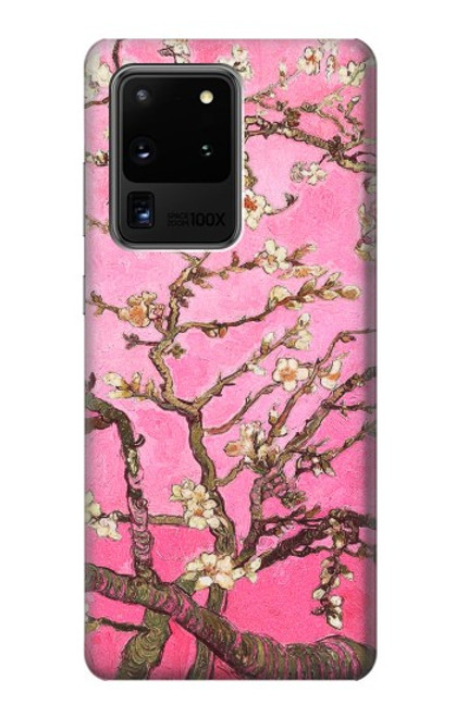 S2449 ピンク開花アーモンドの木 フィンセント・ファン・ゴッホ Pink Blossoming Almond Tree Van Gogh Samsung Galaxy S20 Ultra バックケース、フリップケース・カバー