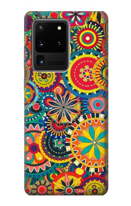 S3272 カラフルなパターン Colorful Pattern Samsung Galaxy S20 Ultra バックケース、フリップケース・カバー