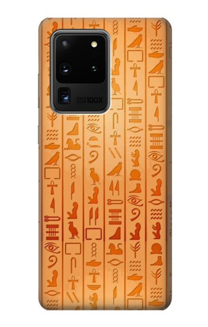 S3440 エジプトの象形文字 Egyptian Hieroglyphs Samsung Galaxy S20 Ultra バックケース、フリップケース・カバー
