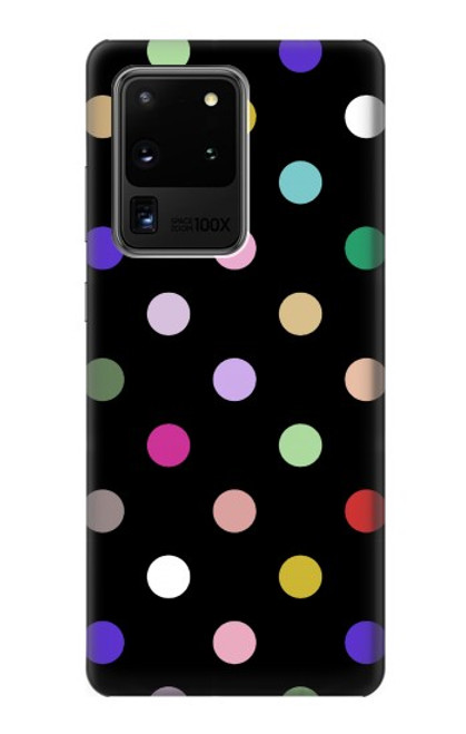 S3532 カラフルな水玉 Colorful Polka Dot Samsung Galaxy S20 Ultra バックケース、フリップケース・カバー