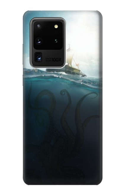 S3540 巨大なタコ Giant Octopus Samsung Galaxy S20 Ultra バックケース、フリップケース・カバー