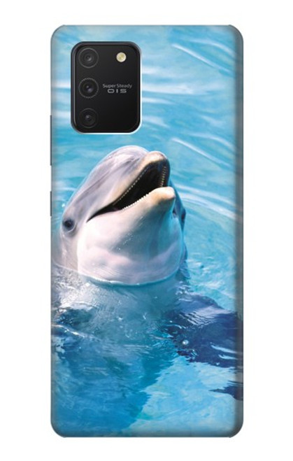 S1291 イルカ Dolphin Samsung Galaxy S10 Lite バックケース、フリップケース・カバー
