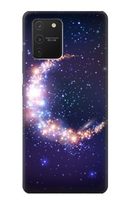 S3324 彎月・月・ギャラクシー Crescent Moon Galaxy Samsung Galaxy S10 Lite バックケース、フリップケース・カバー