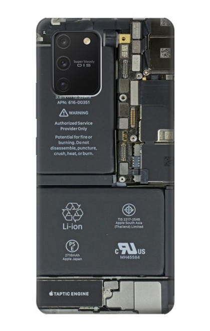 S3467 携帯電話の中のグラフィック Inside Mobile Phone Graphic Samsung Galaxy S10 Lite バックケース、フリップケース・カバー