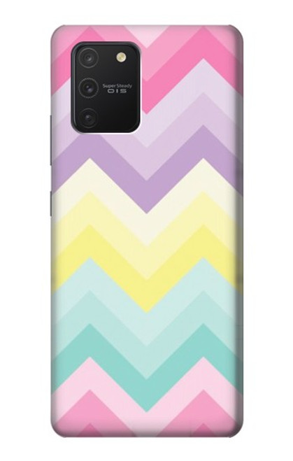 S3514 虹色ジグザグ Rainbow Zigzag Samsung Galaxy S10 Lite バックケース、フリップケース・カバー