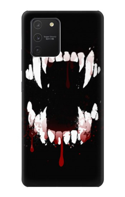 S3527 吸血鬼の歯 Vampire Teeth Bloodstain Samsung Galaxy S10 Lite バックケース、フリップケース・カバー