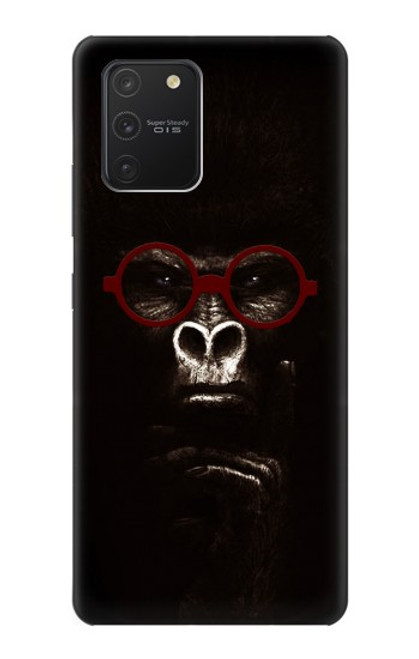 S3529 思考ゴリラ Thinking Gorilla Samsung Galaxy S10 Lite バックケース、フリップケース・カバー