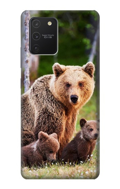 S3558 くまの家族 Bear Family Samsung Galaxy S10 Lite バックケース、フリップケース・カバー