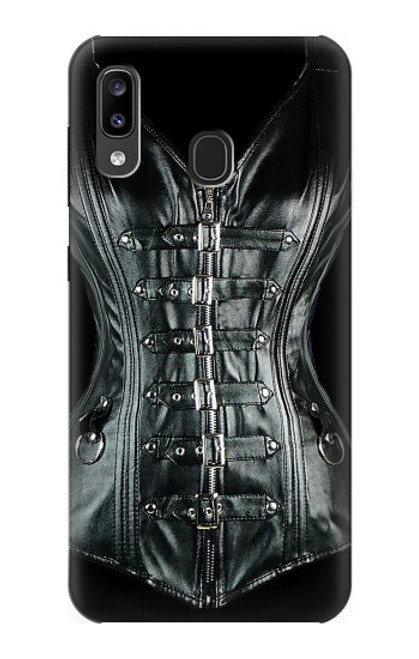 S1639 ゴシックコルセット Gothic Corset Black Samsung Galaxy A20, Galaxy A30 バックケース、フリップケース・カバー