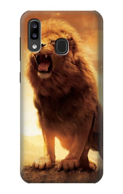 S1957 アスランライオン Lion Aslan Samsung Galaxy A20, Galaxy A30 バックケース、フリップケース・カバー