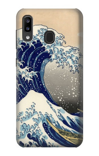 S2389 葛飾北斎 神奈川沖浪裏 Katsushika Hokusai The Great Wave off Kanagawa Samsung Galaxy A20, Galaxy A30 バックケース、フリップケース・カバー