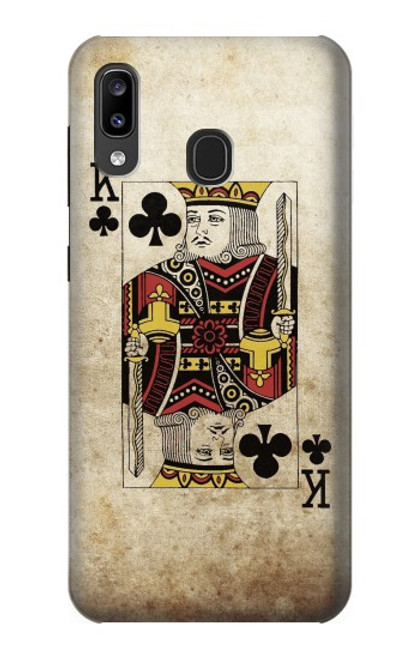 S2528 ポーカーキングカード Poker King Card Samsung Galaxy A20, Galaxy A30 バックケース、フリップケース・カバー