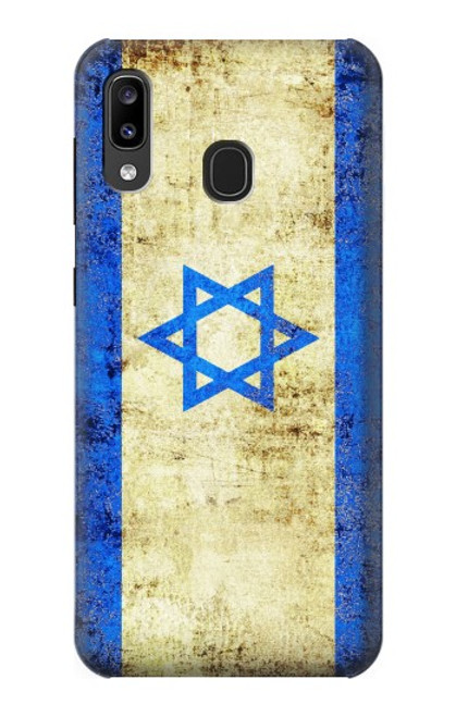 S2614 イスラエルの古い旗 Israel Old Flag Samsung Galaxy A20, Galaxy A30 バックケース、フリップケース・カバー