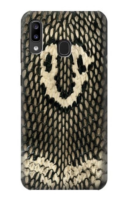 S2711 キングコブラ 蛇の皮膚 グラフィックプリント King Cobra Snake Skin Graphic Printed Samsung Galaxy A20, Galaxy A30 バックケース、フリップケース・カバー