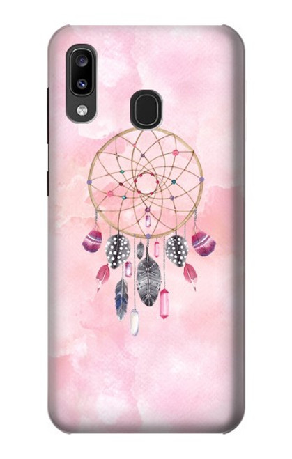 S3094 ドリームキャッチャー 水彩 Dreamcatcher Watercolor Painting Samsung Galaxy A20, Galaxy A30 バックケース、フリップケース・カバー