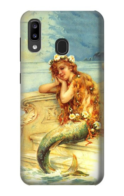 S3184 リトルマーメイドの絵画 Little Mermaid Painting Samsung Galaxy A20, Galaxy A30 バックケース、フリップケース・カバー