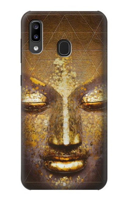 S3189 魔法のヤントラ仏の顔 Magical Yantra Buddha Face Samsung Galaxy A20, Galaxy A30 バックケース、フリップケース・カバー
