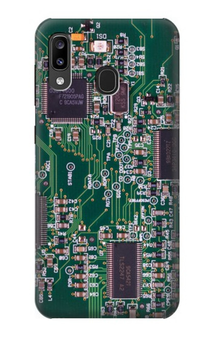 S3519 電子回路基板のグラフィック Electronics Circuit Board Graphic Samsung Galaxy A20, Galaxy A30 バックケース、フリップケース・カバー